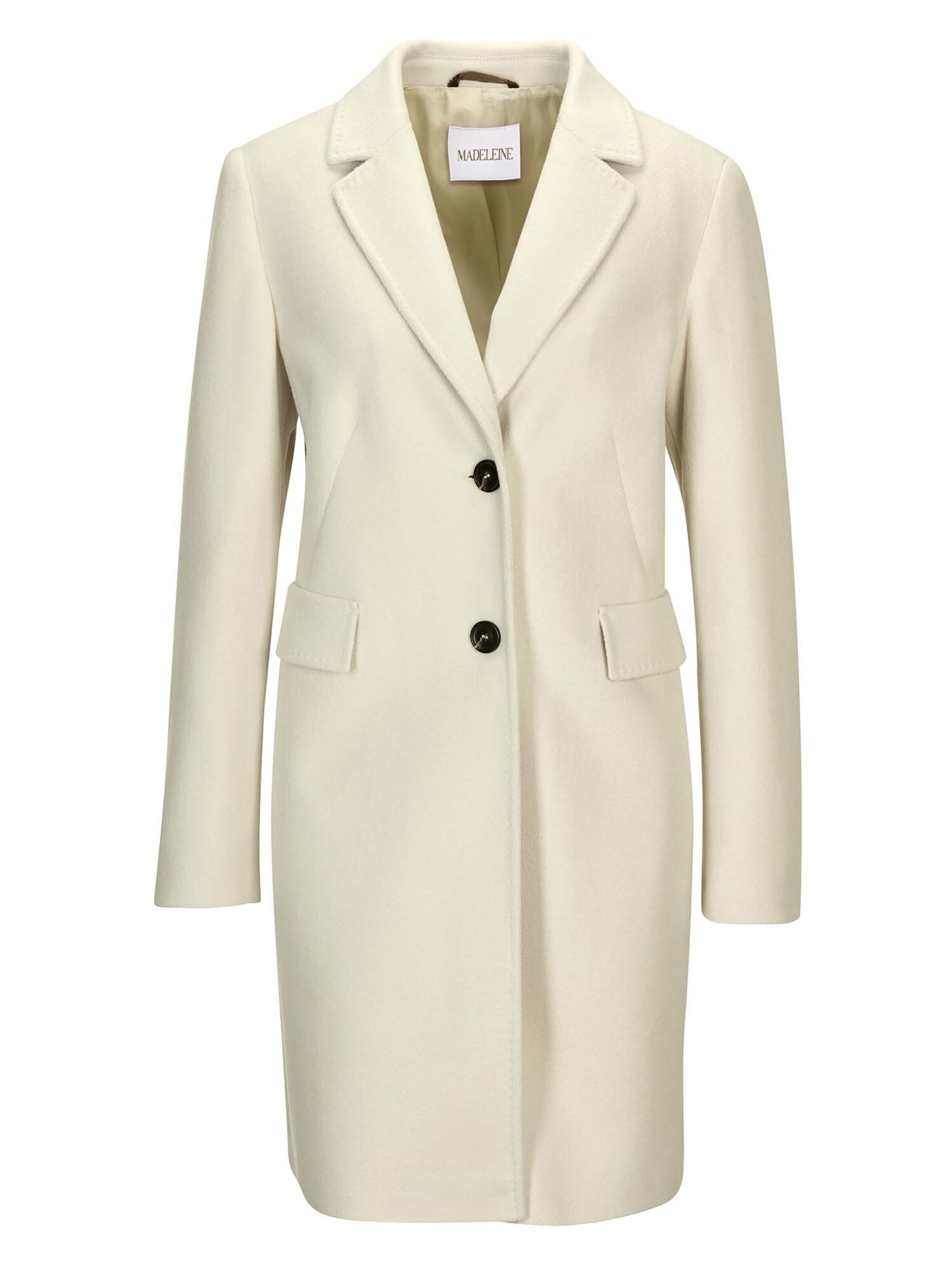MADELEINE Tussenmantel in Wit: voorkant