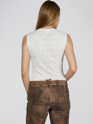 SPIETH & WENSKY Klederdracht blouse 'Harriet' in Wit