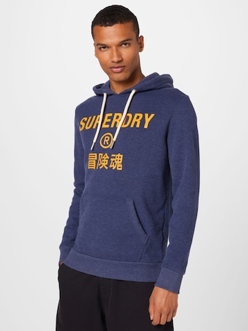 Superdry Sweatshirt in Blau: predná strana