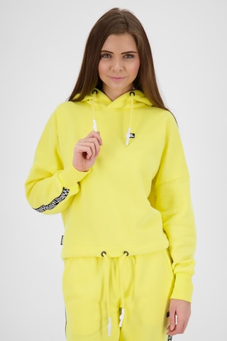 Alife and Kickin Sweatshirt 'Mina' in Yellow: front