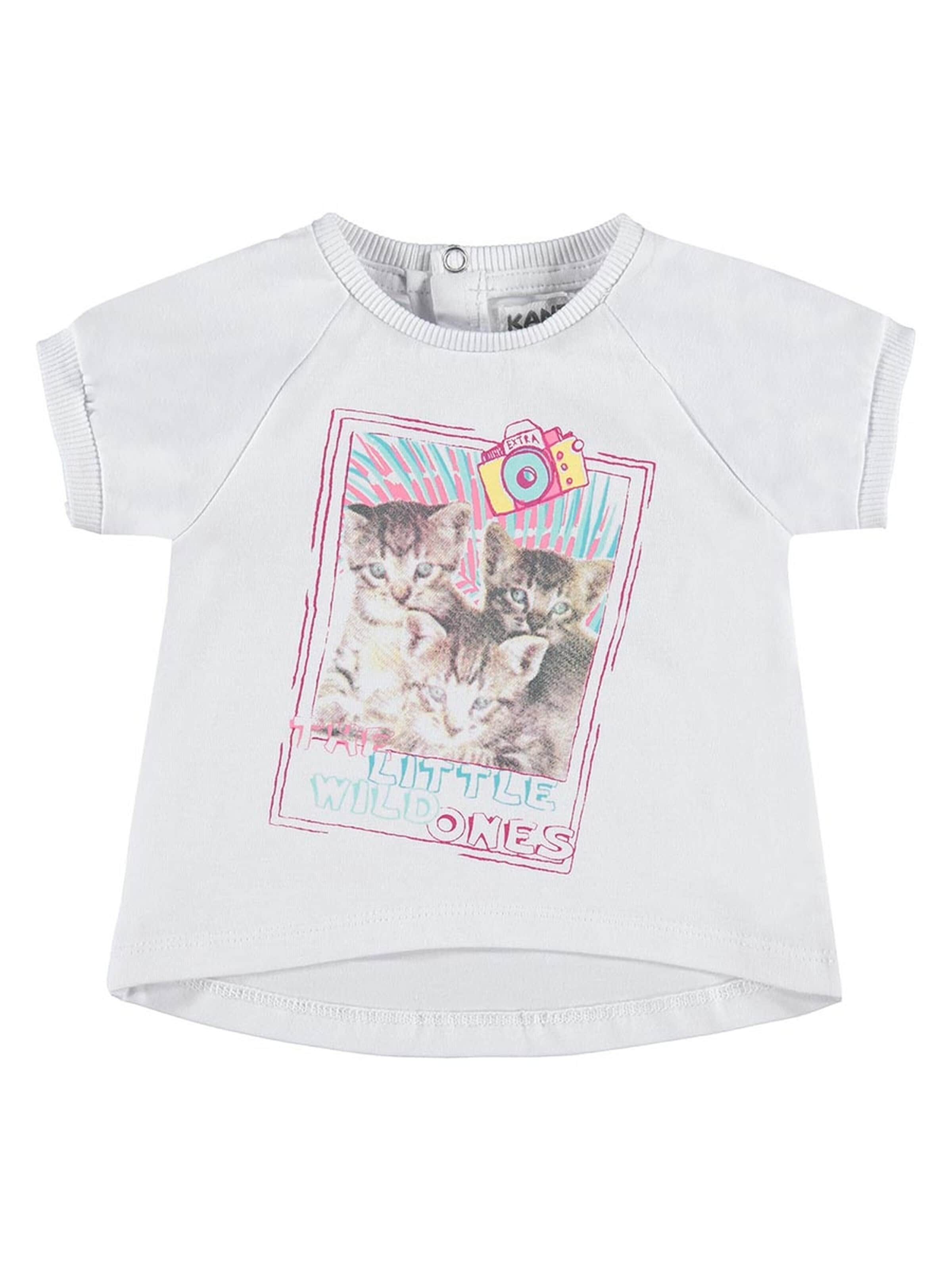 KANZ Shirt 'T-Shirt 1/4 Armlänge' in White: front