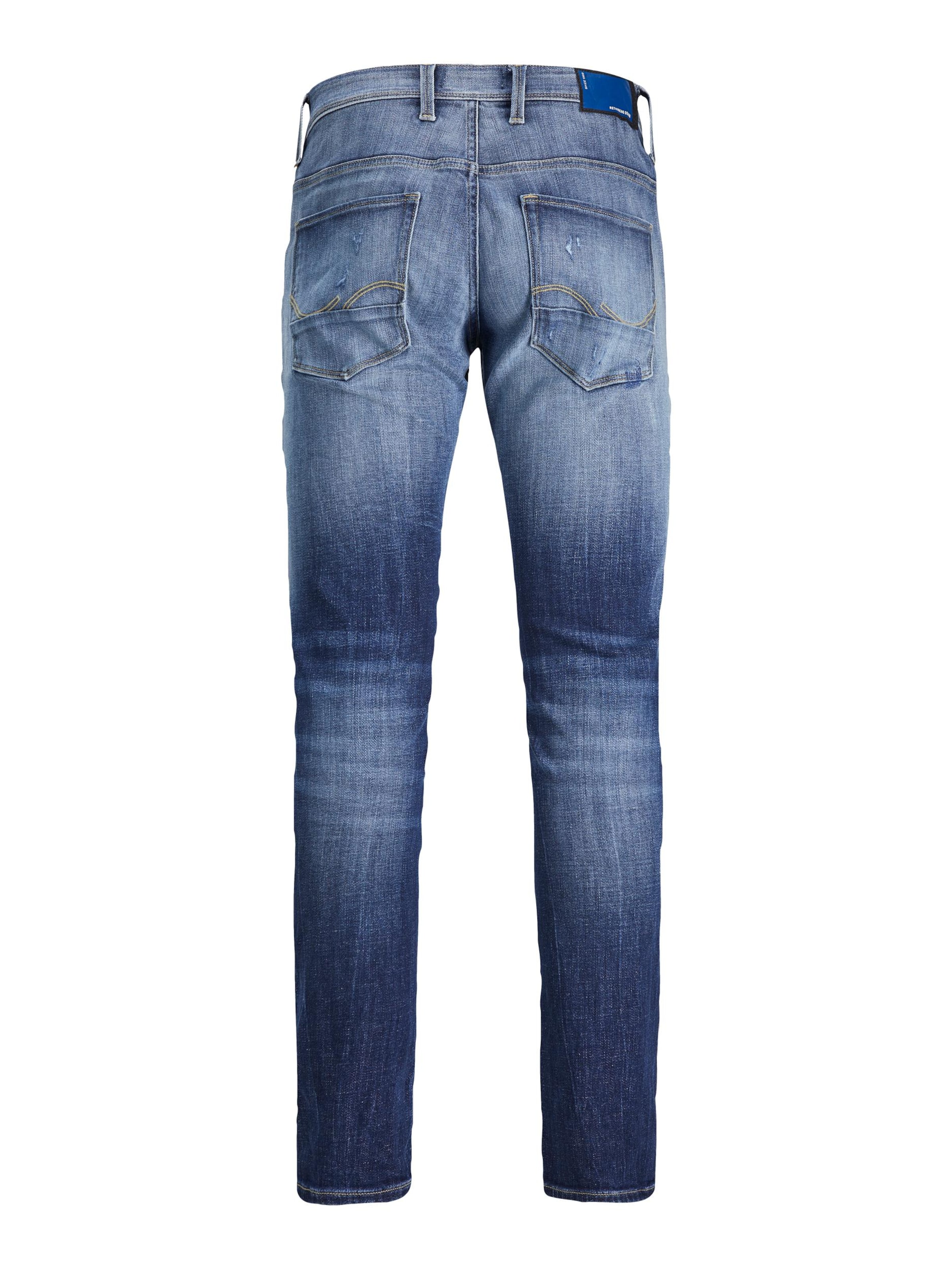 JACK & JONES Slimfit Jeans 'Glenn' i blå