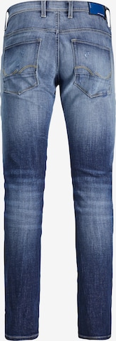 Coupe slim Jean 'GLENN' JACK & JONES en bleu