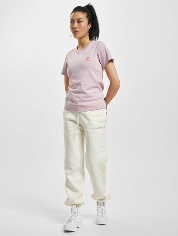 Maglietta 'No Problem' di CONVERSE in lilla