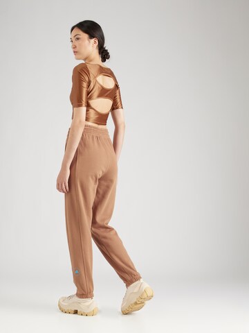 Effilé Pantalon de sport ADIDAS BY STELLA MCCARTNEY en marron