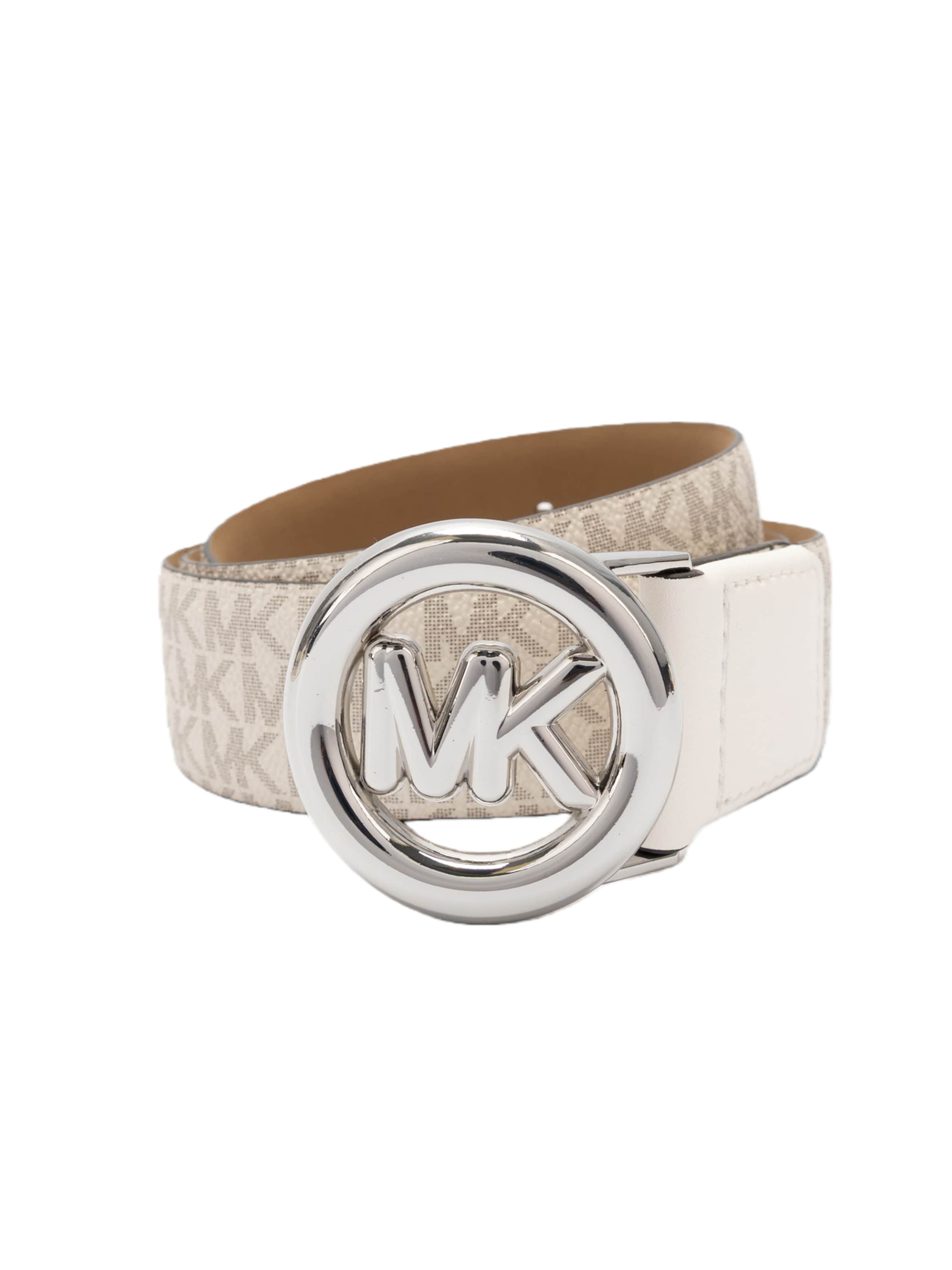 MICHAEL Michael Kors Ζώνη σε λευκό: μπροστά