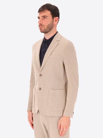 Distretto12 Regular fit Colbert 'ZERI' in Beige