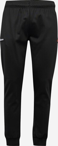 ELLESSE Tapered Trousers 'Bertoni' in Black: front