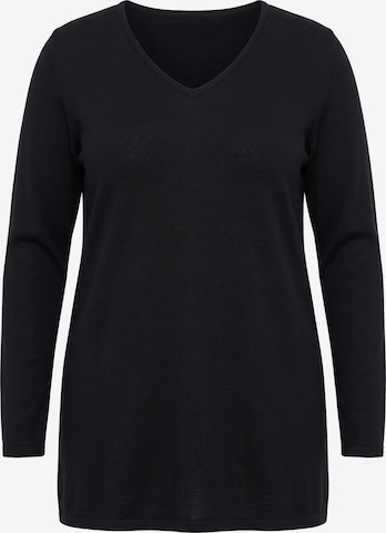 MIAMODA Pullover in Schwarz: Vorderseite