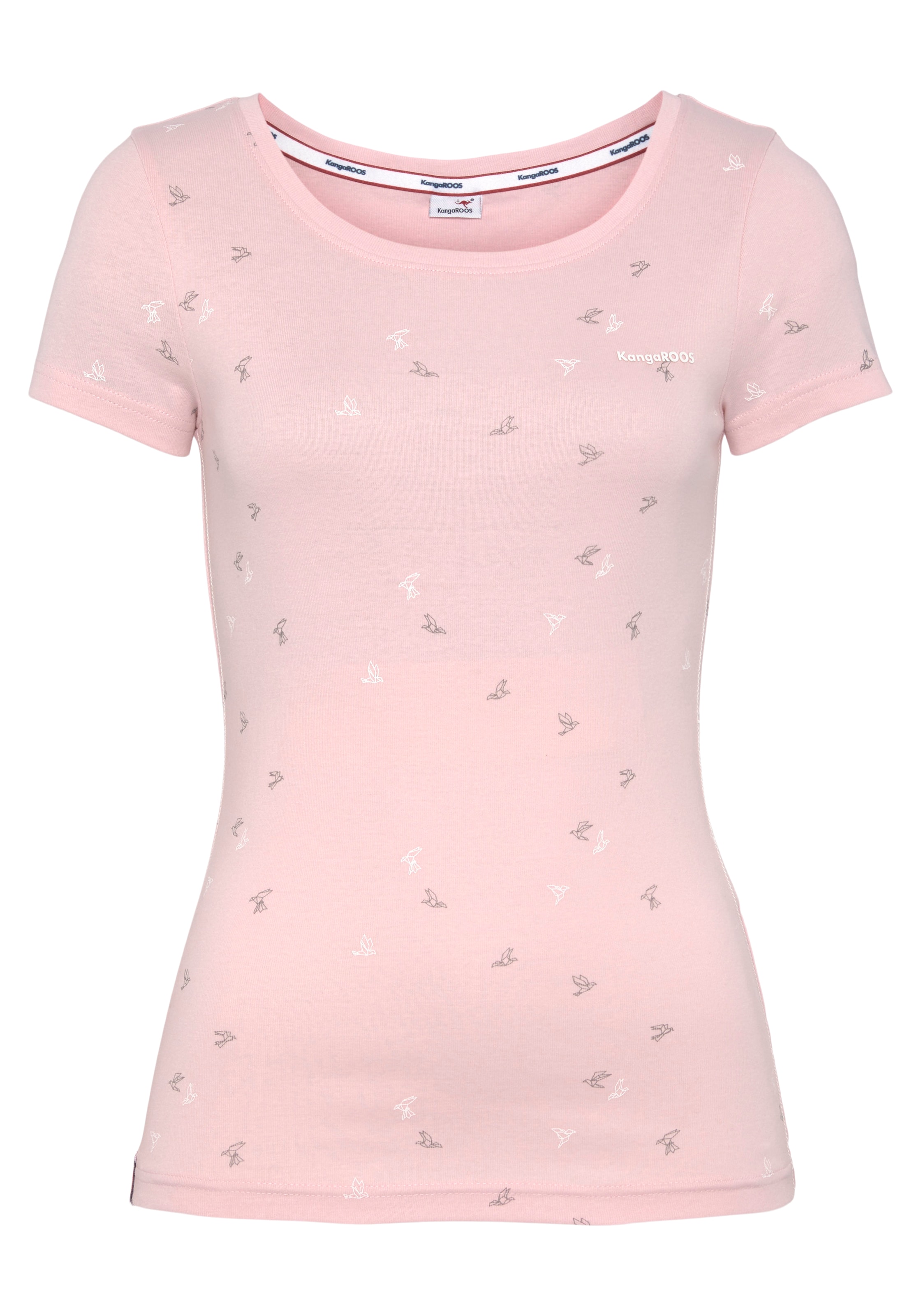 KangaROOS Shirt in Pink: front