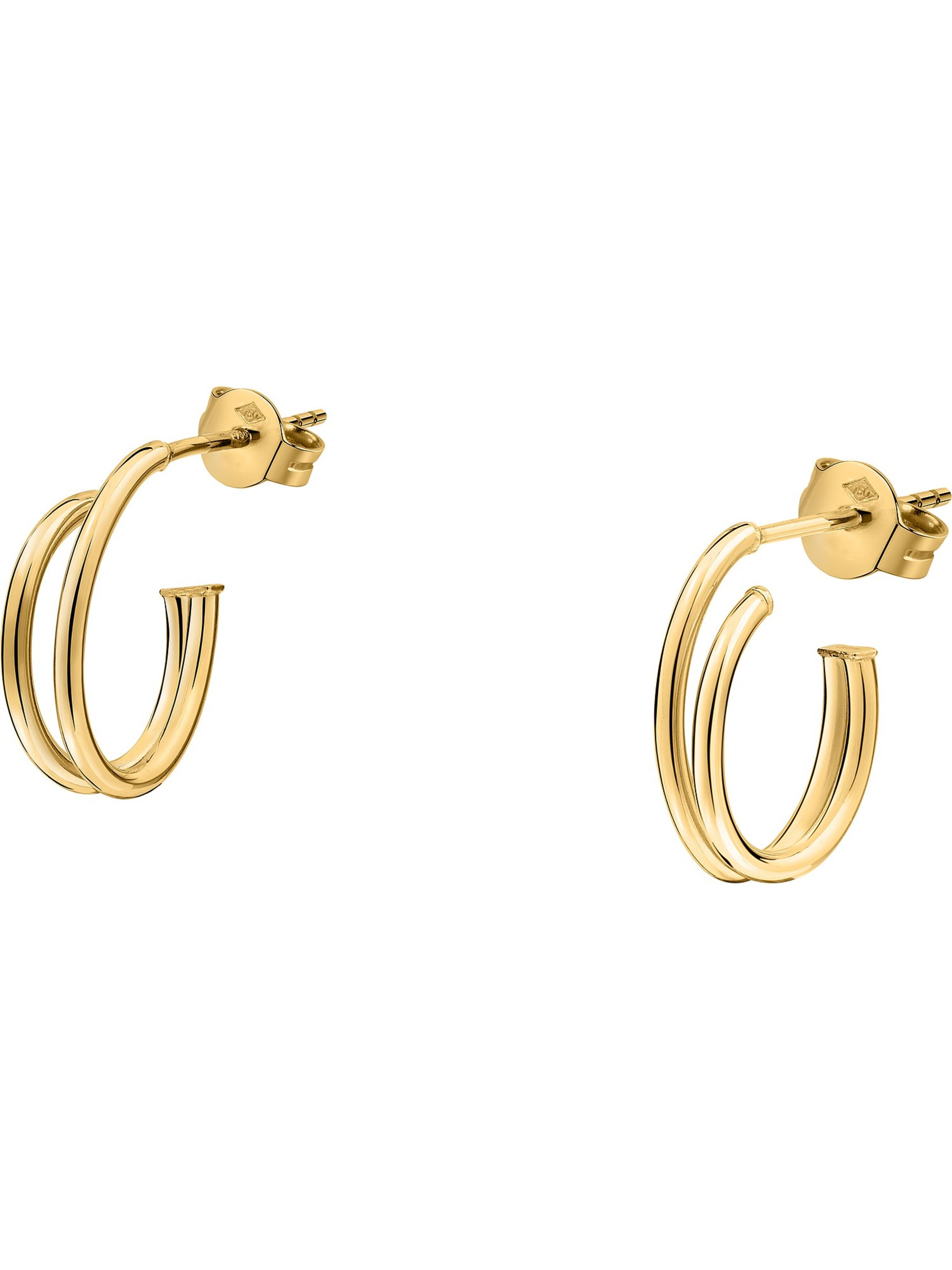 CHRIST Earrings in Gold: front