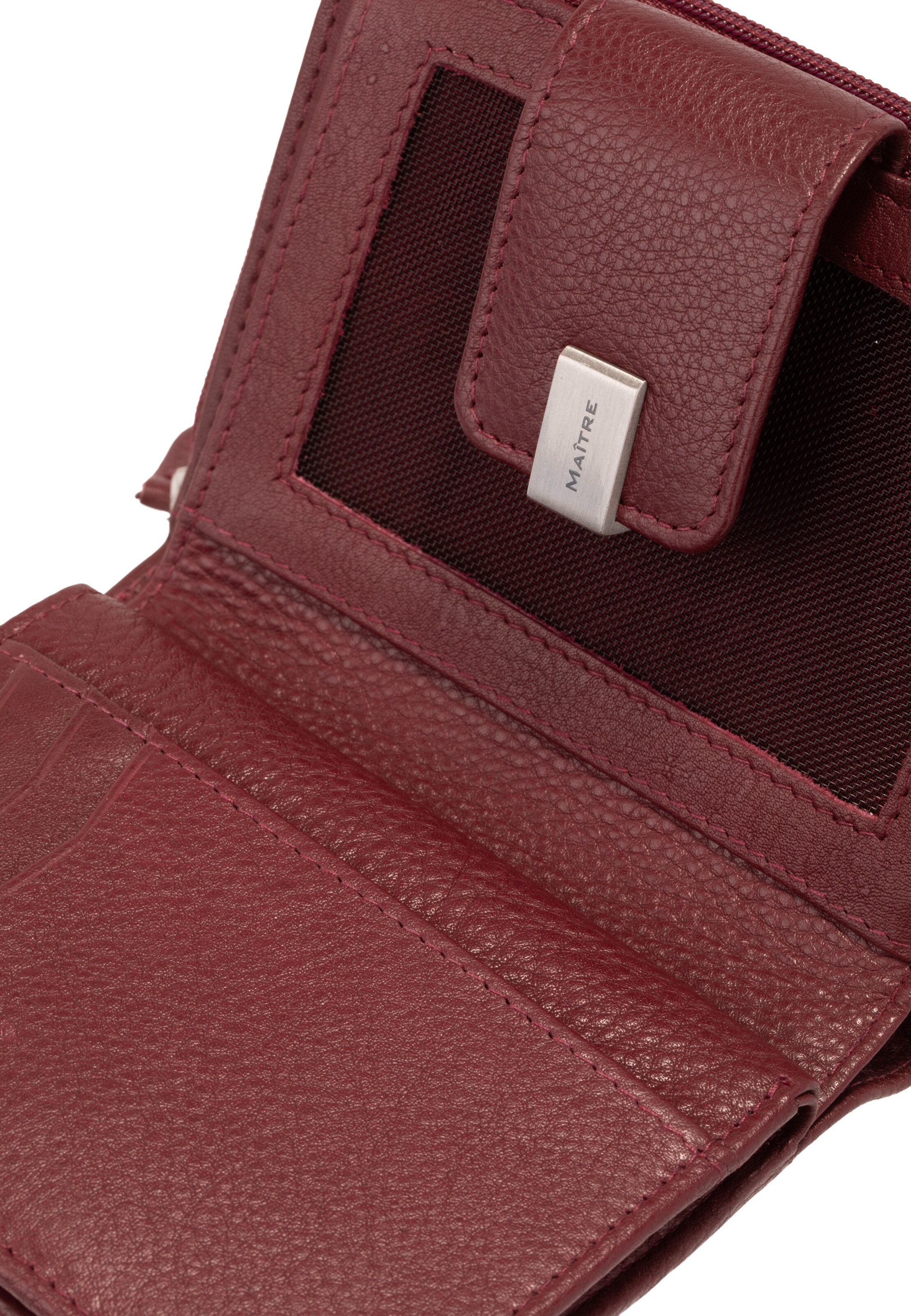 Porte-monnaies Maître en rouge