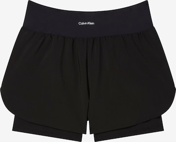Regular Pantalon de sport Calvin Klein en noir : devant
