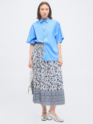 Lollys Laundry Rok 'Myra' in Blauw