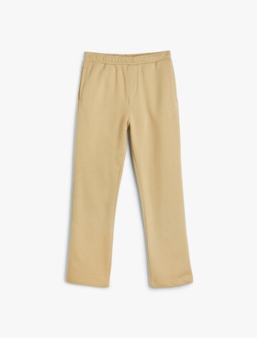 Koton Loosefit Broek in Beige: voorkant