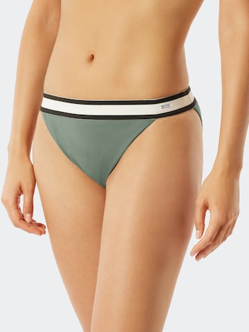 SCHIESSER Bikini-Hose ' Aqua Californian Dream ' in Grün: predná strana