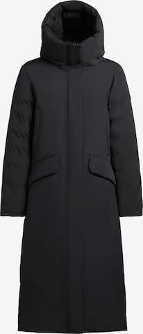 khujo Wintermantel 'Dawi' in Schwarz: Vorderseite