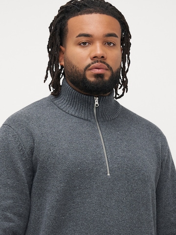 Jack & Jones Plus - Jersey 'JORNORREBRO' en gris