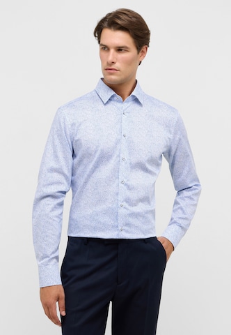 ETERNA Slim fit Zakelijk overhemd in Blauw: voorkant