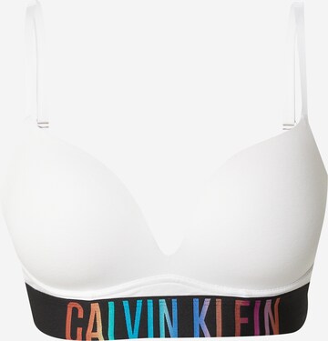 Calvin Klein Underwear Push-up Bra in White: front