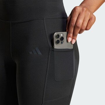 ADIDAS PERFORMANCE Skinny Sports trousers 'Optime' in Black