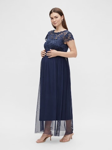 MAMALICIOUS Evening dress 'IVANA' in Blue: front