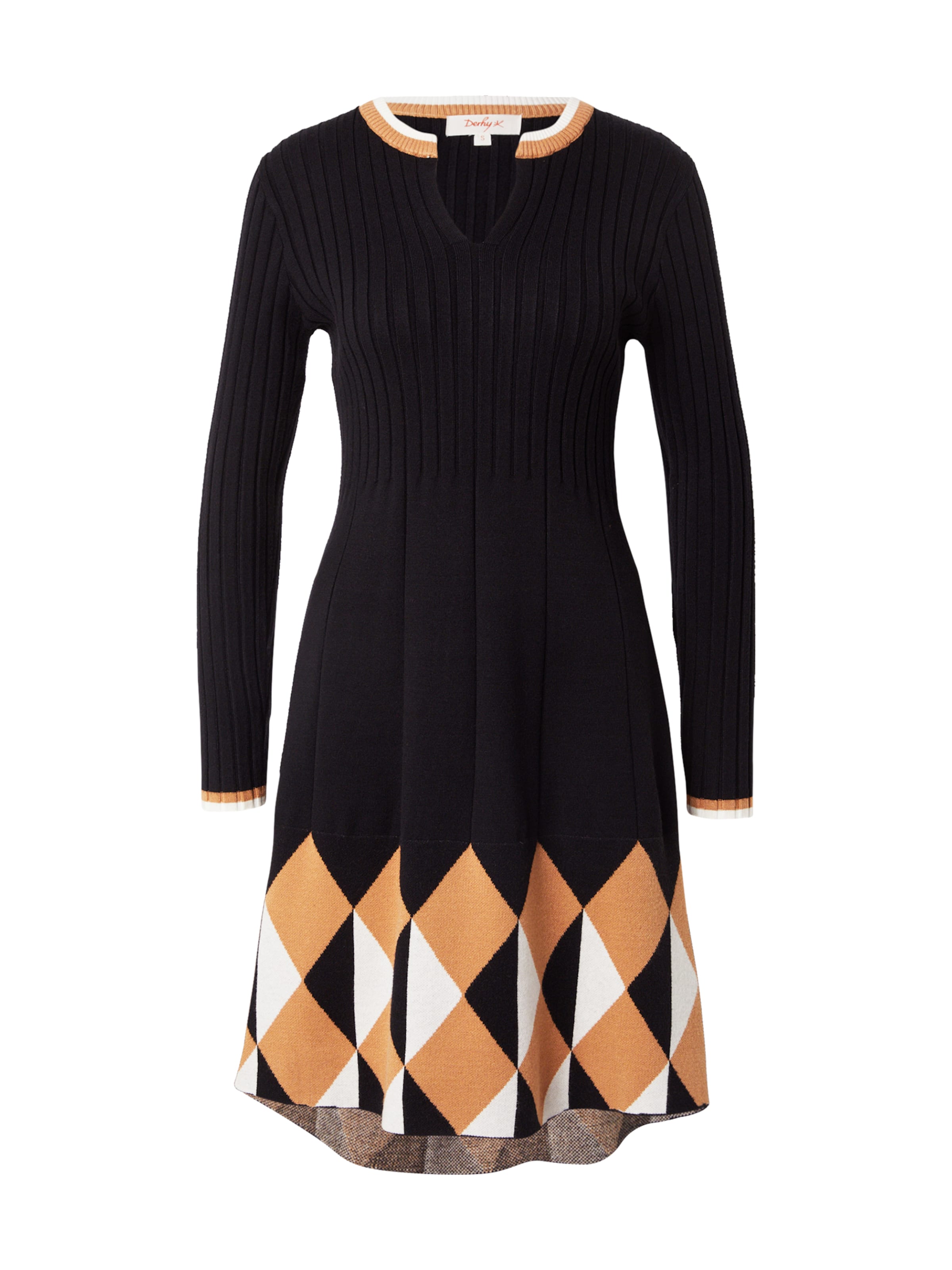 Derhy Kleid 'CAMELIA' in Schwarz: Vorderseite