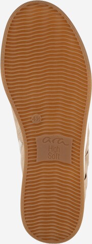 ARA Hög sneaker 'Rom' i beige