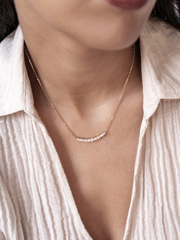 Hey Happiness Kette 'Tennis Glow' in Gold: Vorderseite