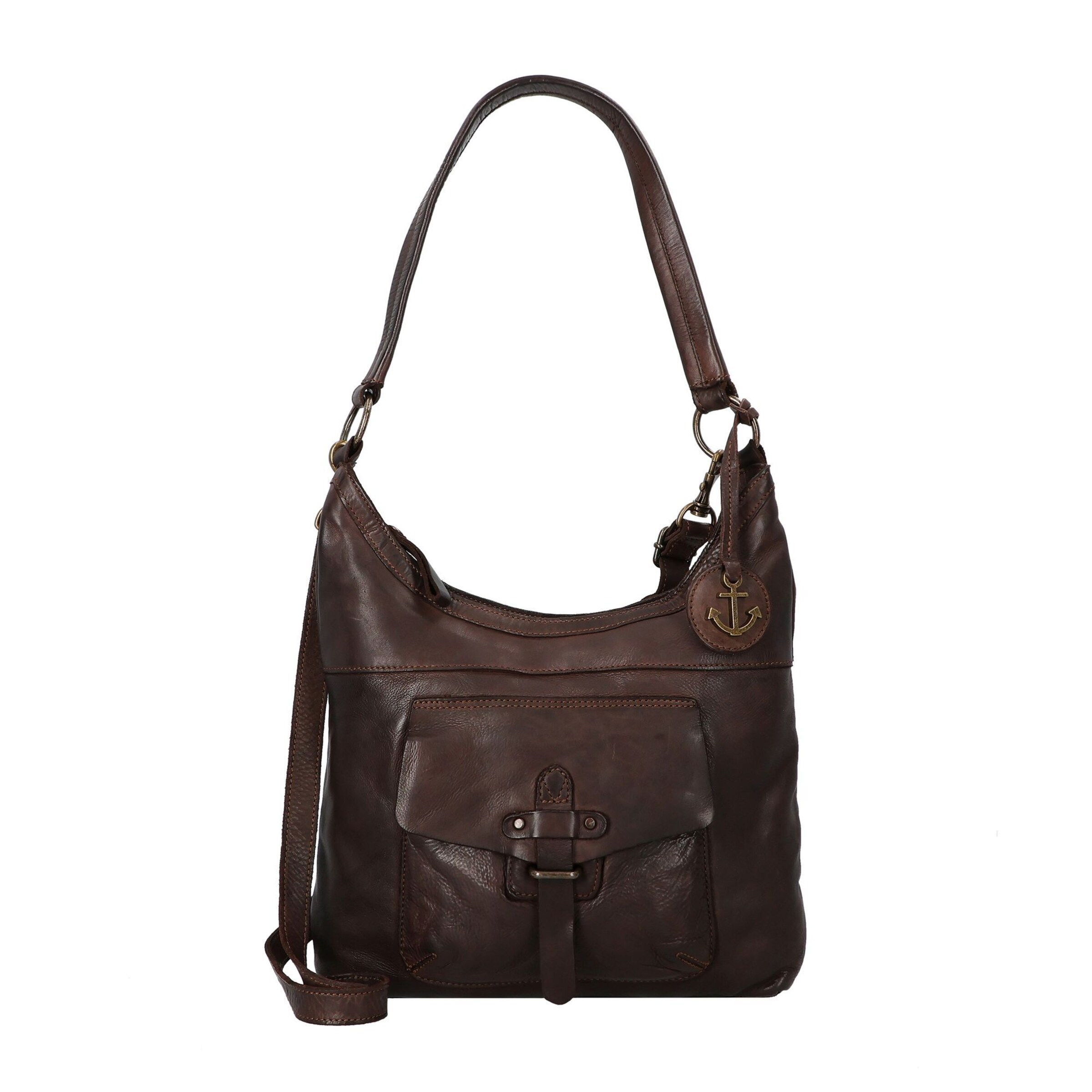 Sac bandoulière 'Urban Poets Cameron' Harbour 2nd en marron : devant