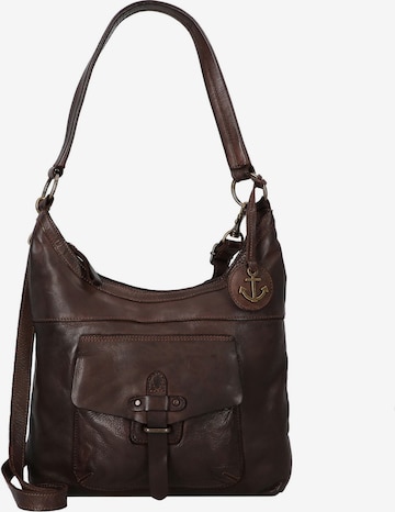 Harbour 2nd Shoulder Bag 'Urban Poets Cameron' in Brown: front