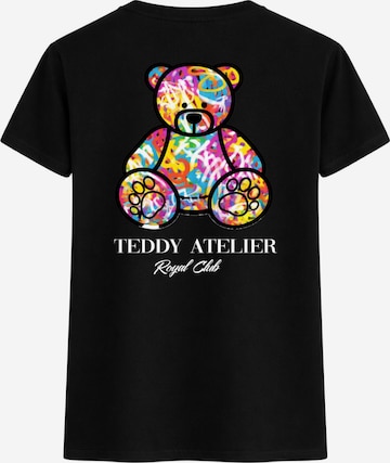 RMK Shirt 'Teddy Atelier' in Schwarz: Vorderseite