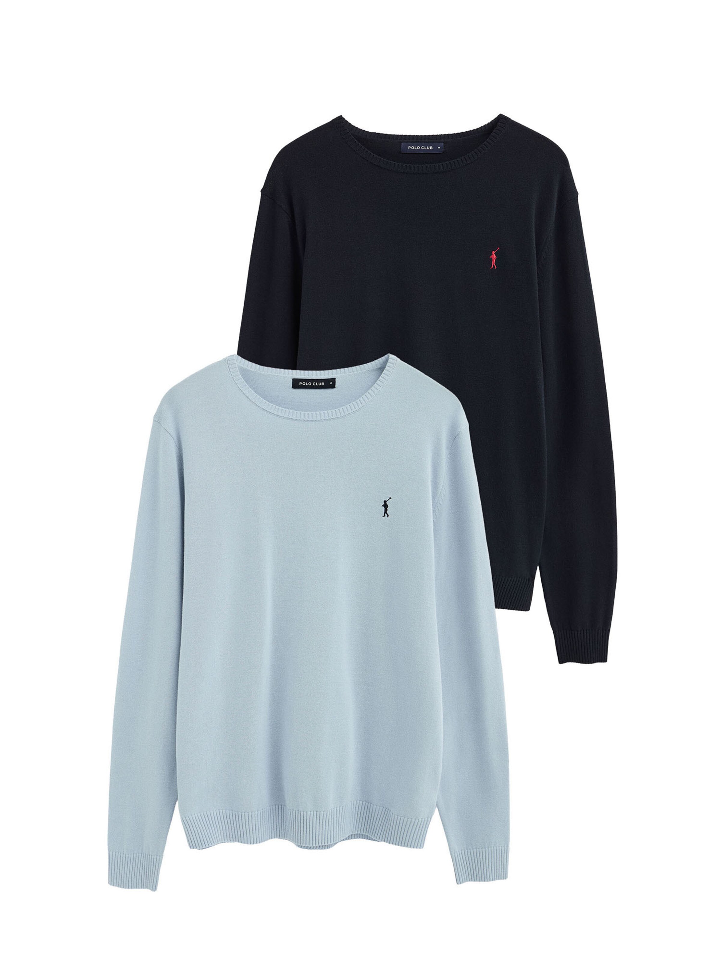 Polo Club Pullover in Blau: Vorderseite