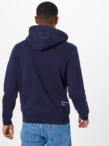 LACOSTE Zip-Up Hoodie 'Kap' in Blue