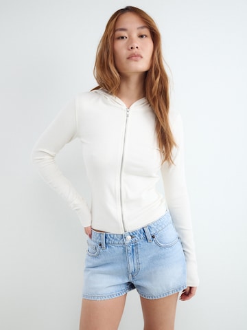 BALMOHK Sweatvest in Beige: voorkant