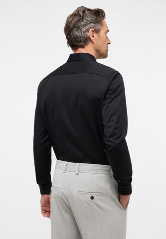 ETERNA Slim Fit Hemd in Schwarz