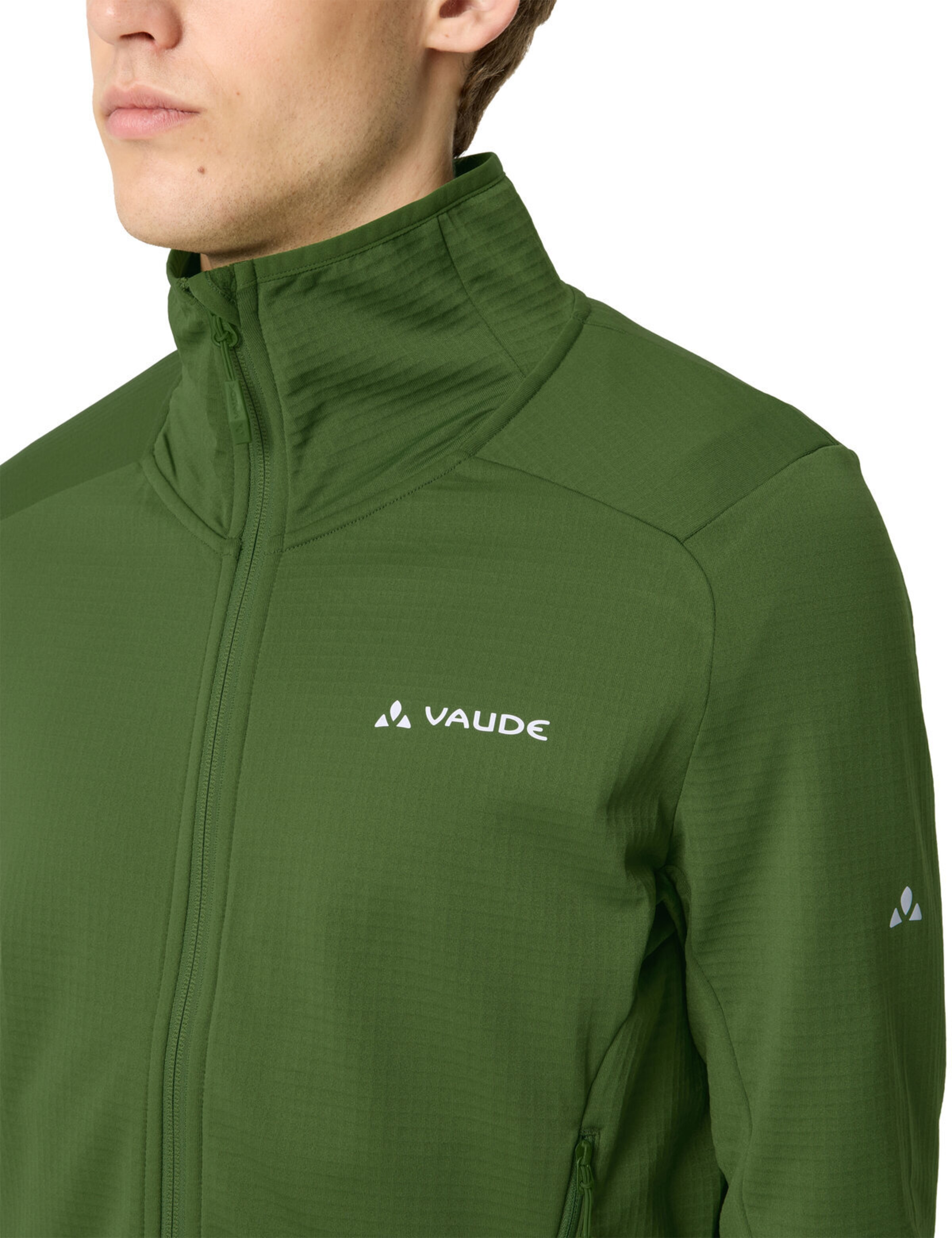 VAUDE Athletic fleece jacket 'Monviso' in Green