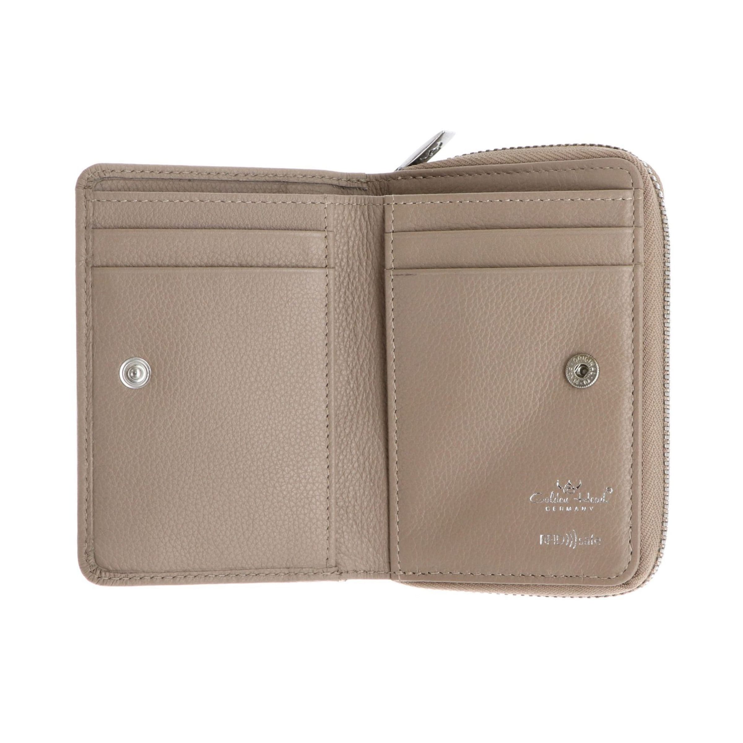 Porte-monnaies 'Madrid' GOLDEN HEAD en gris