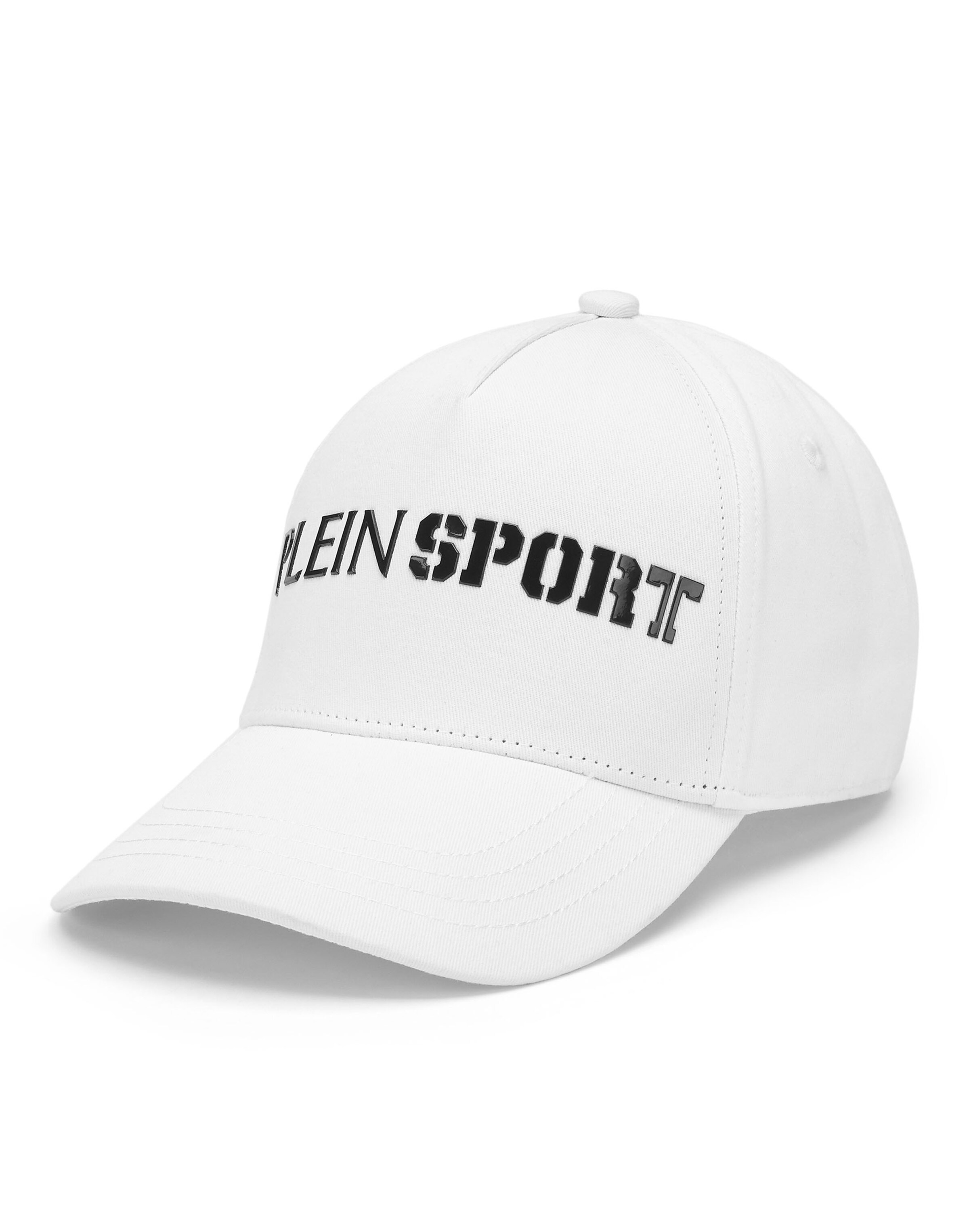 Plein Sport Cap in Weiß: Vorderseite