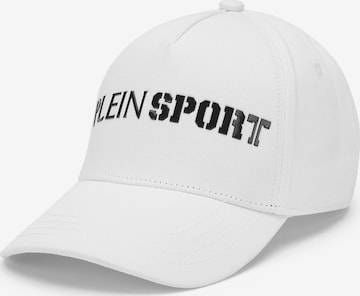 Casquette Plein Sport en blanc : devant