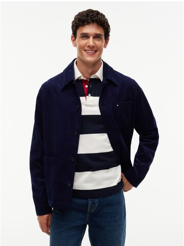TOMMY HILFIGER Tussenjas in Blauw: voorkant