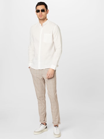 Lindbergh Regular fit Button Up Shirt in White