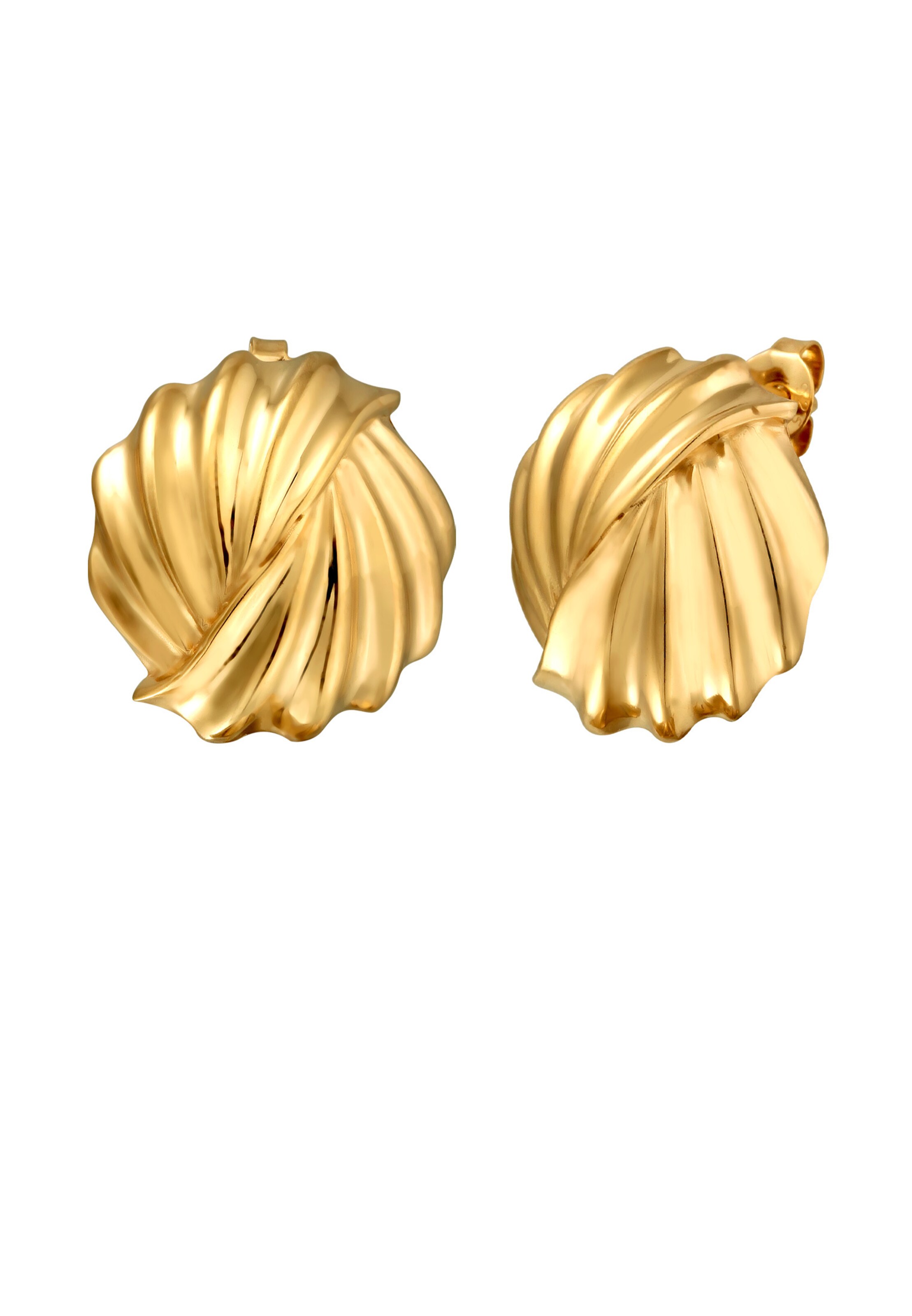 Boucles d'oreilles ELLI en or : devant