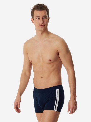 SCHIESSER Boxershorts '95/5 Stretch - Organic Cotton' in Blauw
