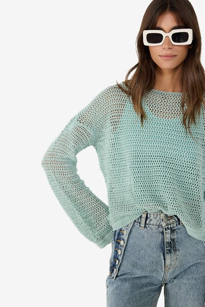 No Matter What Sweater in Mint, Item view
