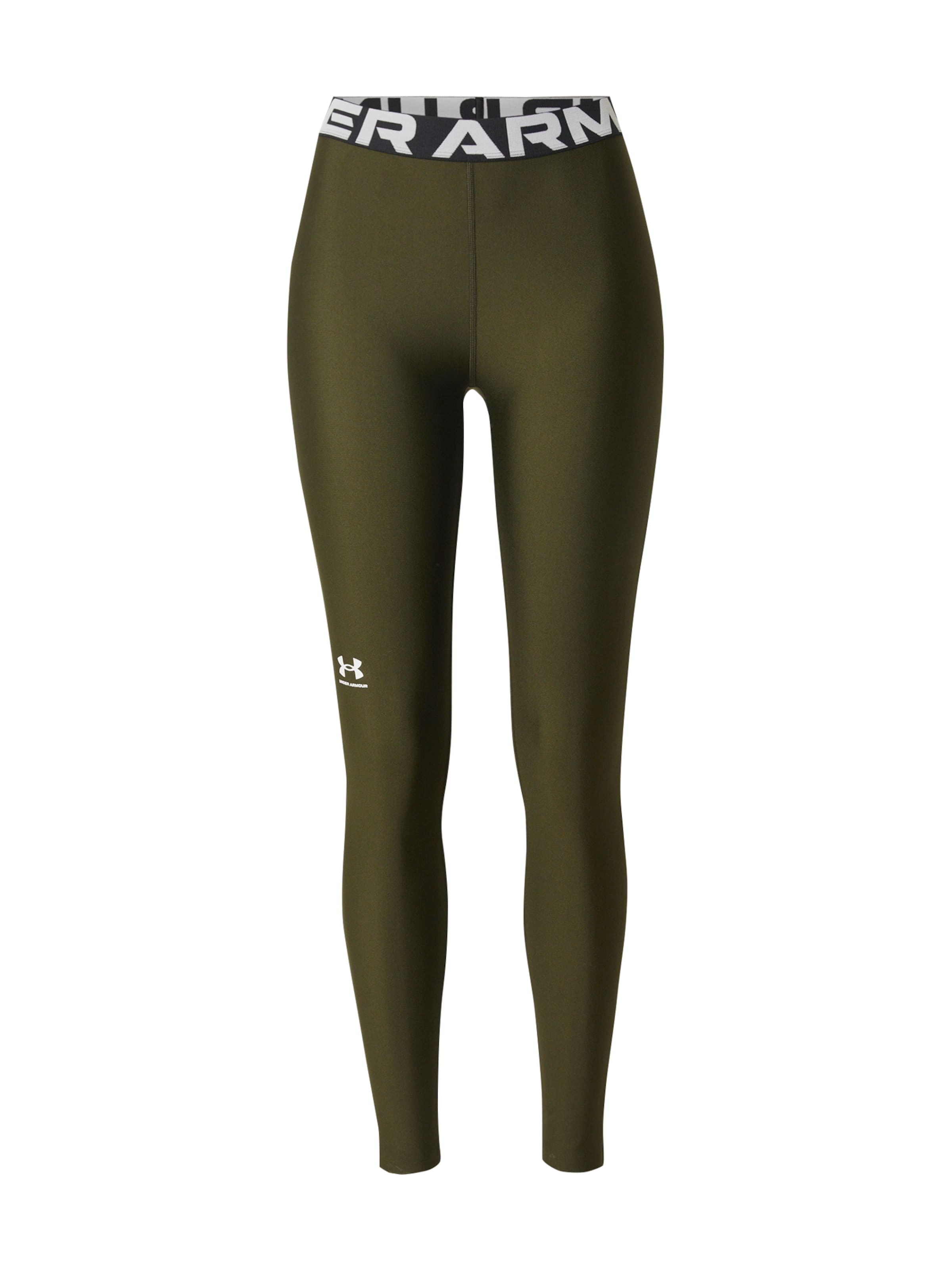 Pantaloni sport 'Authentics' de la UNDER ARMOUR pe verde: față