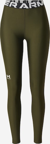 UNDER ARMOUR Spodnie sportowe 'Authentics' w kolorze zielony: przód