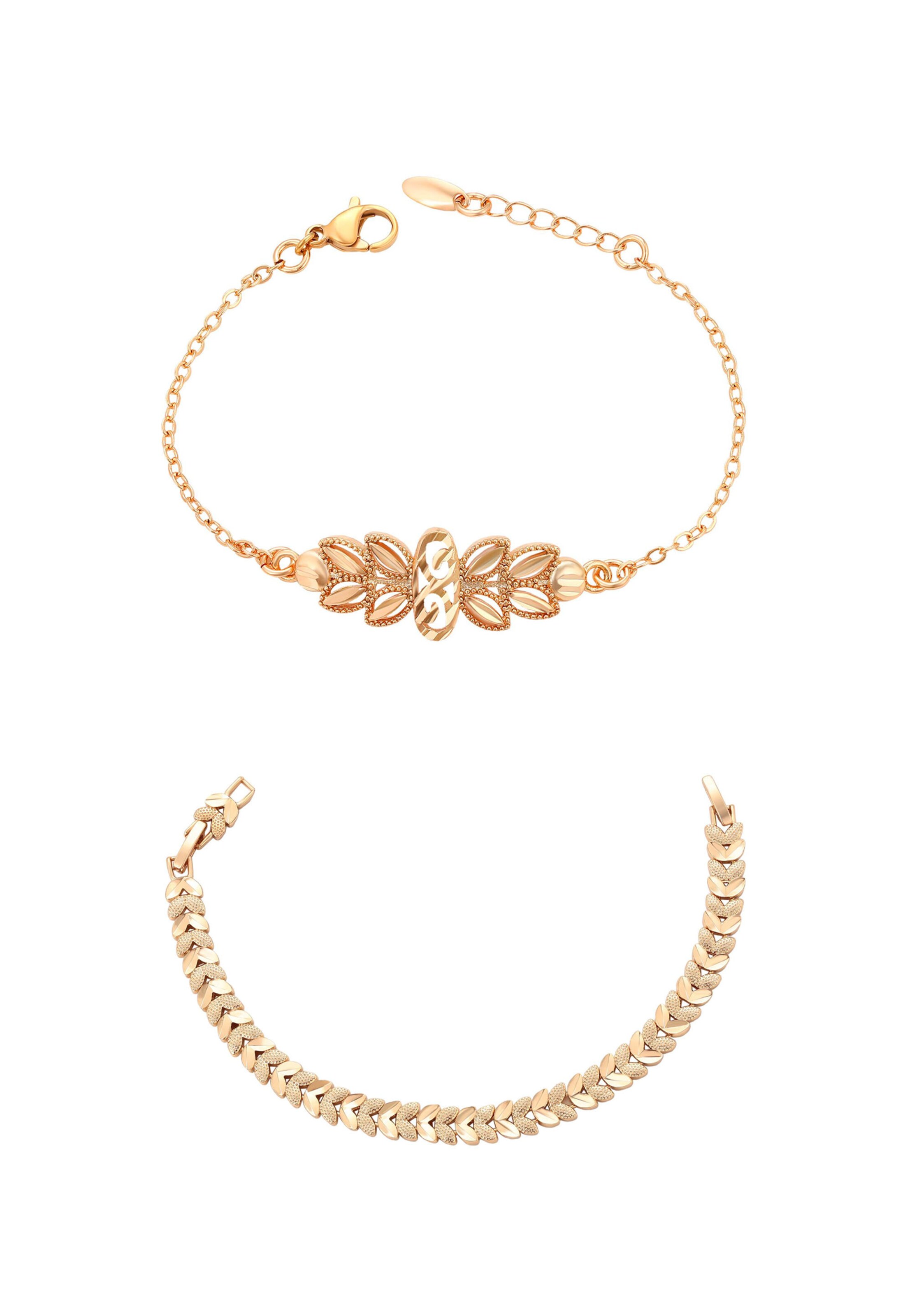 faina - Pulseira em ouro: frente