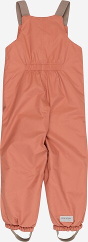 MINI A TURE Regular Weatherproof pants 'Walenty' in Orange