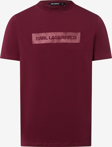 Karl Lagerfeld Shirt in Red: front